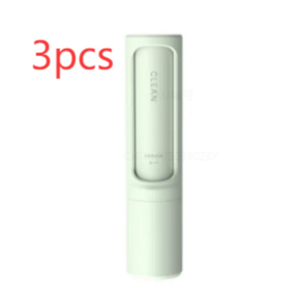 14db11f7-939d-4b76-9826-9200401e62c3.jpg 2-1 Reusable Pet Hair Remover Brush Lint Roller Portable Effective Self Cleaning Tool for Cat Dog Fur Hair Dust Removal Brush