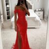 Party Sequins Off-neck Split Dress INS Casual Fashion Dress Women Charming Slimming Dress For Women