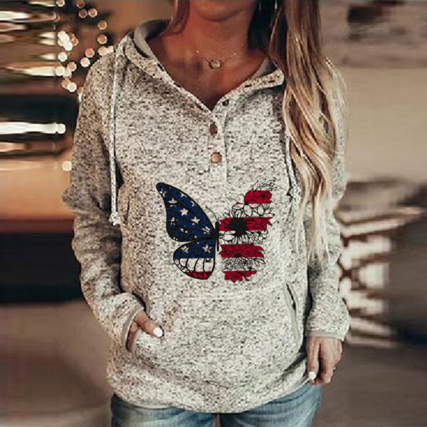 Women's Autumn Winter Hooded Sweater Pullover Top